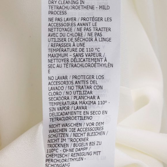 Gucci Spring 2022 Crêpe de Chine White Silk Ruffle Blouse - Picture 13 of 16